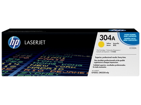 Laserkasetti HP CC532A keltainen (Canon 718) - Hp laserkasetit - CC532A - 1