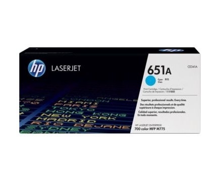 Laserkasetti HP CE341A (HP 651A) syaani - Hp laserkasetit - CE341A - 1