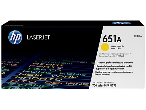 Laserkasetti HP CE342A keltainen - Hp laserkasetit - CE342A - 1