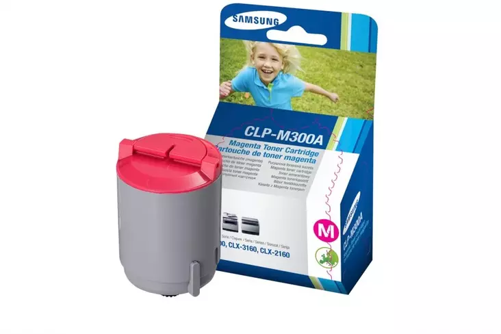 Samsung CLP-300 magenta värikasetti 1k - Samsung laserkasetit - CLP-M300A - 1