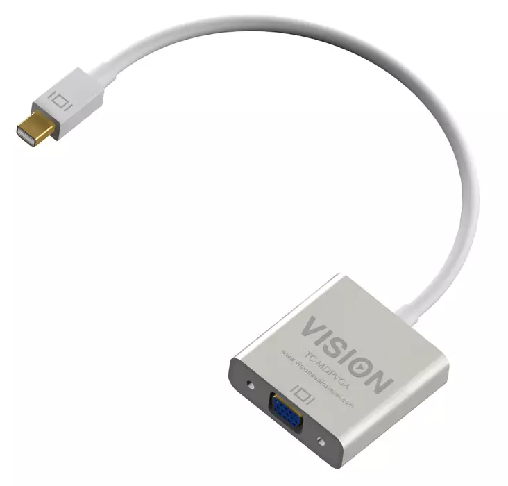 Techconnect mDP TO VGA Adaptor - VGA kaapelit - TC-MDPVGA - 1