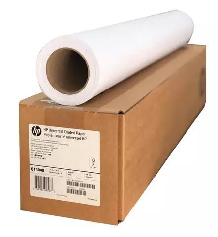 HP mustesuihkupaperi pinnoitettu 610mm x 45.5m 95g/m - Tulostusrullat mustesuihku - Q1404B - 2