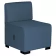 Alba Hizia tuoli selkänojalla Denim Blue 62 x 62 x 45cm - Kiinteistövarusteet - HIZIAC1B - 1