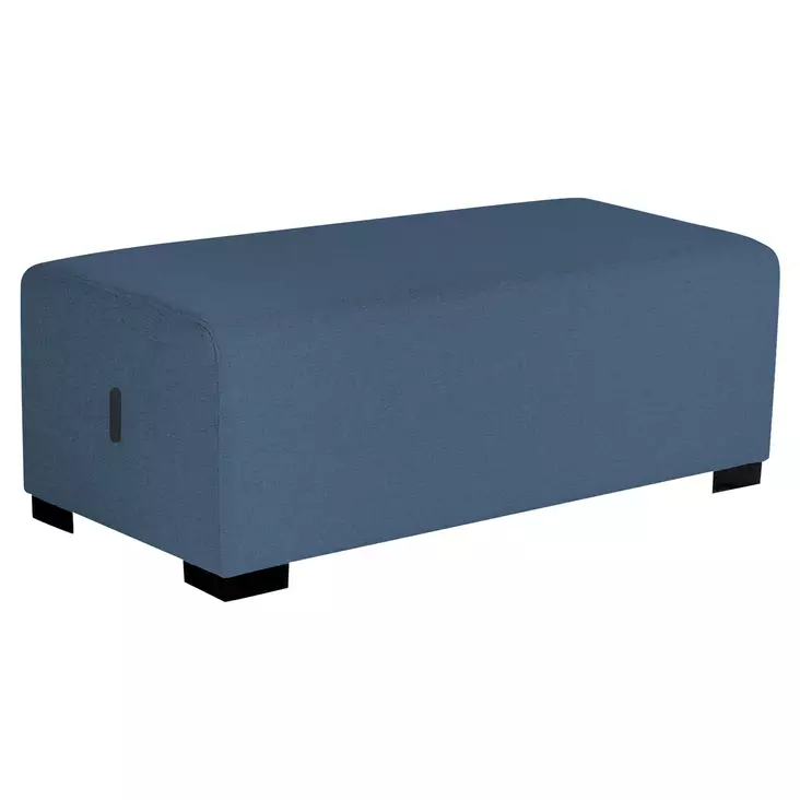 Alba Hizia 2-istuttava rahi Denim Blue 122 x 62 x 46cm - Kiinteistövarusteet - HIZIAP2B - 1