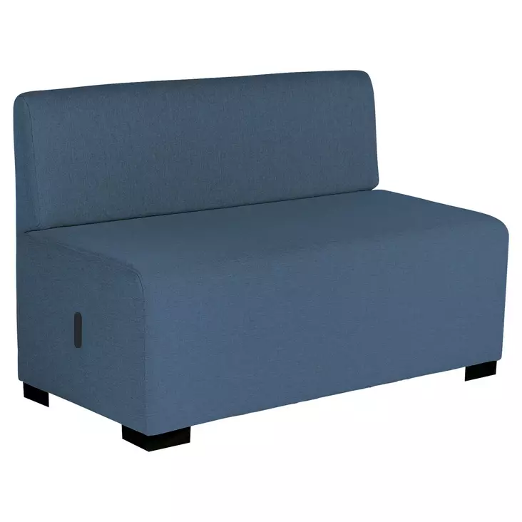 Alba Hizia 2-istuttava sohva Denim Blue 122 x 62 x 46cm - Kiinteistövarusteet - HIZIAC2AB - 1