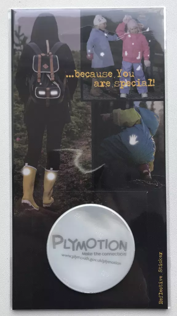 Tarraheijastin vaatteisiin, 50mm, sis. digipaino - Pehmoheijastimet - RS-001B - 1