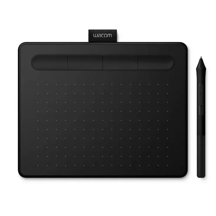 Wacom Intuos S piirtopöytä musta 2540 lpi 152 x 95 mm USB/Bluetooth - Tietokonehiiret - WACINSBB - 1