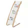 Alba Mobile esiteteline A4 6-osainen puu/valkoinen - Esitetelineet - DDEXPO6WBC - 1