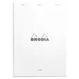 Rhodia-pään nidontatyyny valkoinen N°18 - Muisti- ja konttorikirjat - 18601C - 1