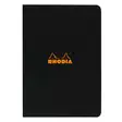 Rhodia Classic musta nidottu A4 viivat - Nidotut vihkot - 119169C - 2