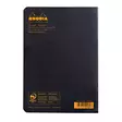 Rhodia Classic musta nidottu A5 viivat - Nidotut vihkot - 119189C - 2