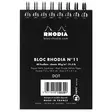 Rhodia NotePad wire black A7 dot - Vihkot ja lehtiöt - RHO115039C - 3