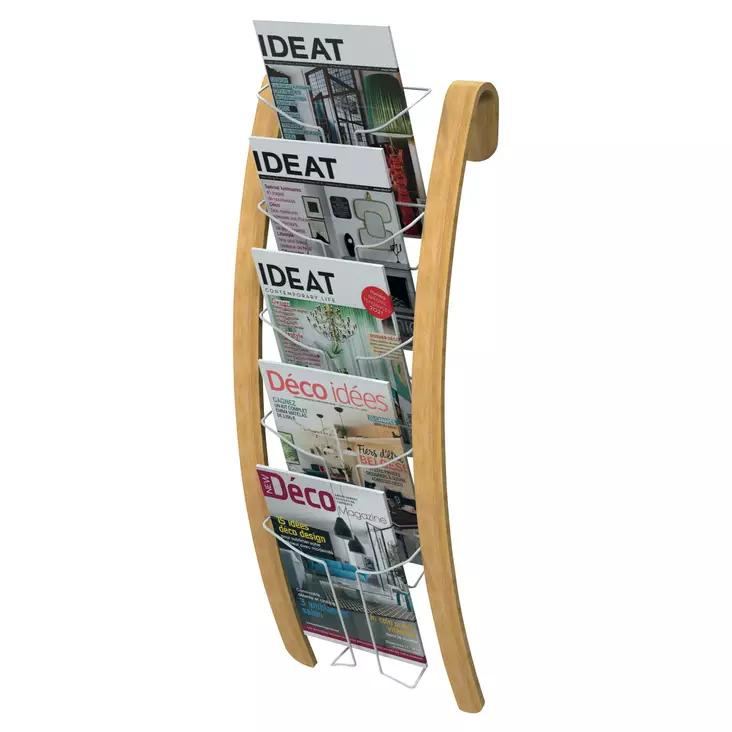 Alba seinäteline 5-osainen puu - Selailutelineet, pikahakutelineet - DDEXPOWALLBC - 1