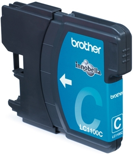 Brother Ink Cart/cyan DCP385C/MFC6890 - Brother mustesuihkupatruunat - LC1100C - 1