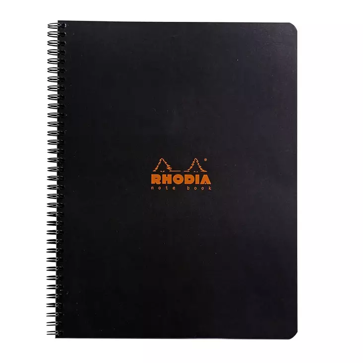 Rhodia NoteBook kierrevihko musta A4+ - Muisti- ja konttorikirjat - 193109C - 1