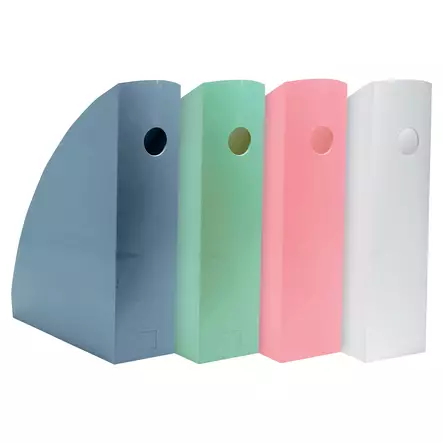 Exacompta Autentik lehtikotelo värilajitelma, 1 kpl=4 koteloa - Työpistetarvikkeet - 182303SETD - 1