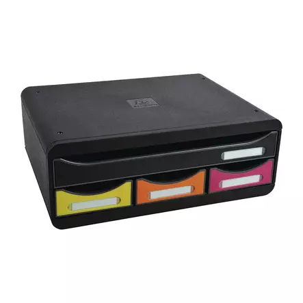 Exacompta Iderama Mini Harlequin laatikosto 4-osainen - Säilytyslaatikot, -kuutiot - 319798D - 1