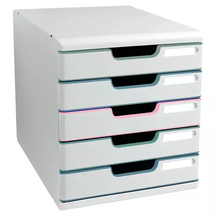 Exacompta Modulo vetolaatikosto 5-osainen - Säilytyslaatikot, -kuutiot - 301303D - 1