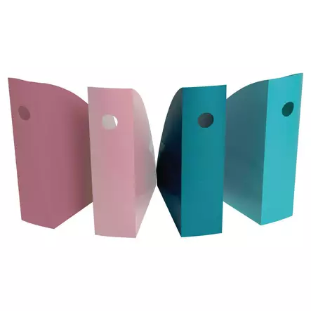 Exacompta Skandi lehtikotelo värivalikoima, 1 kpl=4 lehtikoteloa - Työpistetarvikkeet - 182606SETD - 2