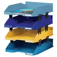 Exacompta Beebleblue lomakelaatikosto 4-osainen, monivärinen - Lomakelaatikot, kortistolaatikot - 113202SETD - 2