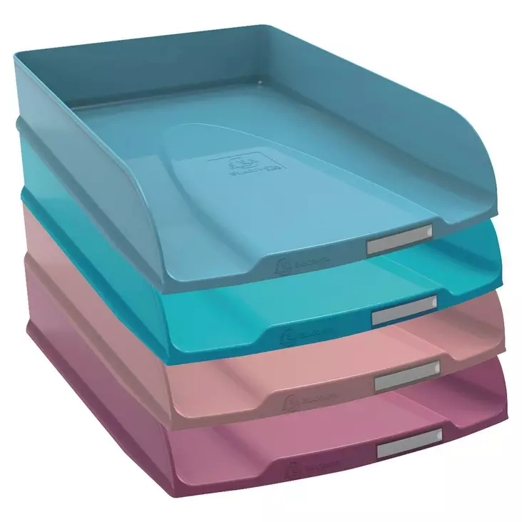 Exacompta Skandi lomakelaatikosto 4-osainen, monivärinen - Lomakelaatikot, kortistolaatikot - 111606SETD - 1