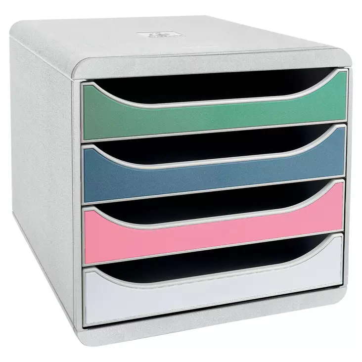 Exacompta Autentik vetolaatikosta 4-osainen - Säilytyslaatikot, -kuutiot - 310303D - 1