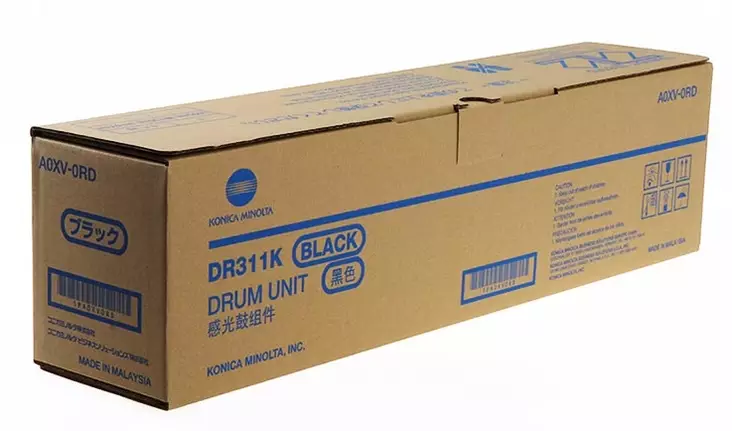 Konica-Minolta DR311 rumpuyksikkö musta - Konina Minolta laserkasetit - A0XV0RD - 1
