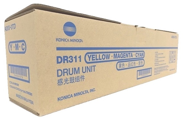 Konica-Minolta DR311 rumpuyksikkö y/m/c - Konina Minolta laserkasetit - A0XV0TD - 1