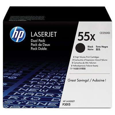 Laserkasetti HP CE255XD tuplapakkaus - Hp laserkasetit - CE255XD - 1
