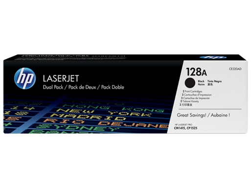 Laserkasetti HP CE320AD tuplapakkaus - Hp laserkasetit - CE320AD - 1