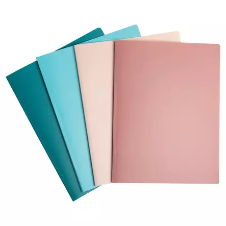 Exacompta esitekansio A4 40 taskua värilajitelma, 1 kpl=4 kansiota - Kansiot - 86470E - 1