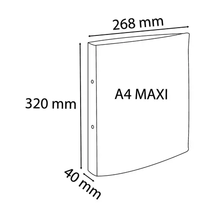 Exacompta Forever Young rengaskansio A4+ 40mm värilajitelma, 1kpl=4 kansiota - Kansiot - 54790E - 2