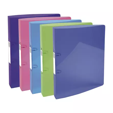 Exacompta Iderama 2-rengaskansio A4 30 mm värilajitelma, 1 kpl=5 kansiota - Kansiot - 54780E - 1