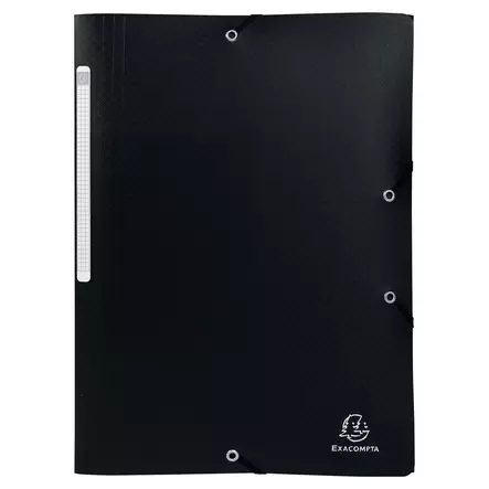Exacompta kulmalukkokansio A4 musta - Kansiot - 55701E - 1