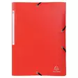 Exacompta kulmalukkokansio A4 punainen - Kansiot - 55705E - 1