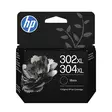 HP 302XL/304XL MUSTA alkuperäinen - HP mustesuihkupatruunat - B7RT9AE - 1