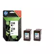 HP 338 2-pack musta väripatruuna - HP mustesuihkupatruunat - CB331EE - 1
