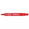 Pentel N50 huopakynä pyöreä 1-2 mm permanent punainen - Merkkauskynät, -tussit - N50-BE - 1