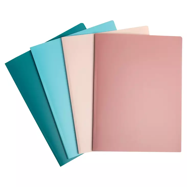 Exacompta esitekansio A4 40 taskua värilajitelma, 1 kpl=4 kansiota - Kansiot - 86470E - 1