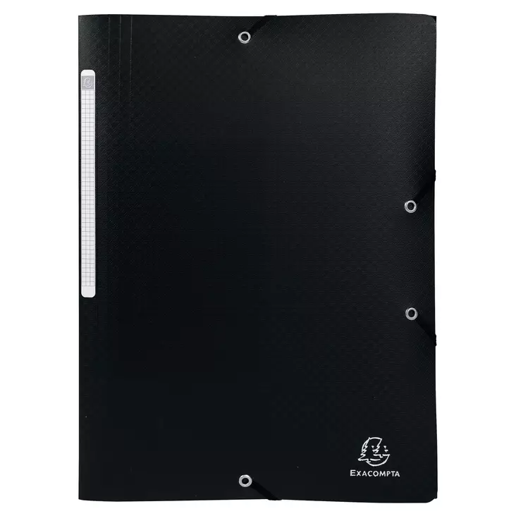 Exacompta kulmalukkokansio A4 musta - Kansiot - 55701E - 1