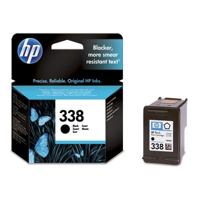 HP 338 musta väripatruuna 11 ml - HP mustesuihkupatruunat - C8765EE - 1