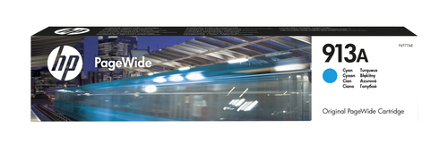 HP 913A -mustekasetti, syaani - HP mustesuihkupatruunat - F6T77AE - 1
