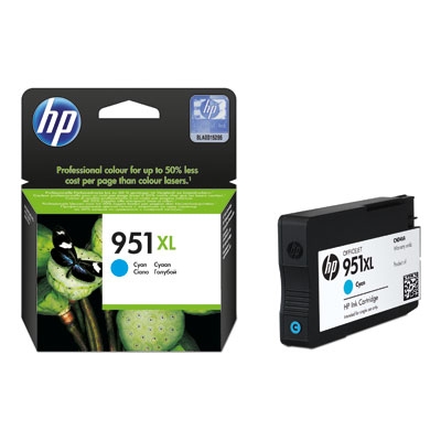 HP 951XL Cyan Officejet Pro 8100/8600 1.5K - HP mustesuihkupatruunat - CN046AE - 1