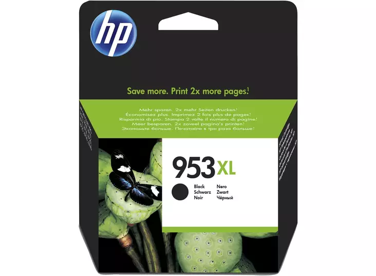 HP 953XL musta 42.5ml 2000s. - HP mustesuihkupatruunat - L0S70AE - 1