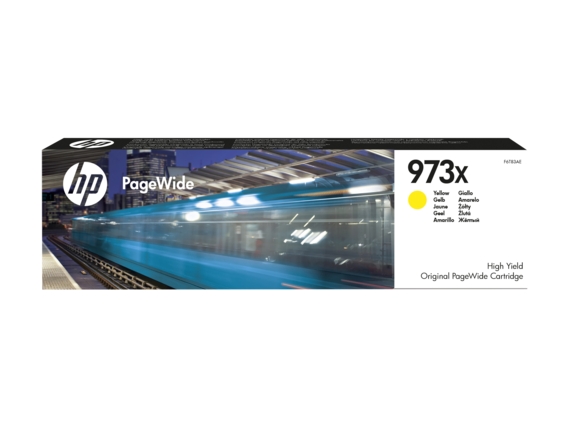 HP 973x yellow mustekasetti 86ml 7000s. - HP mustesuihkupatruunat - F6T83AE - 1