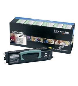 Lexmark X204n musta kasetti - Lexmark laserkasetit - X203A11G - 1