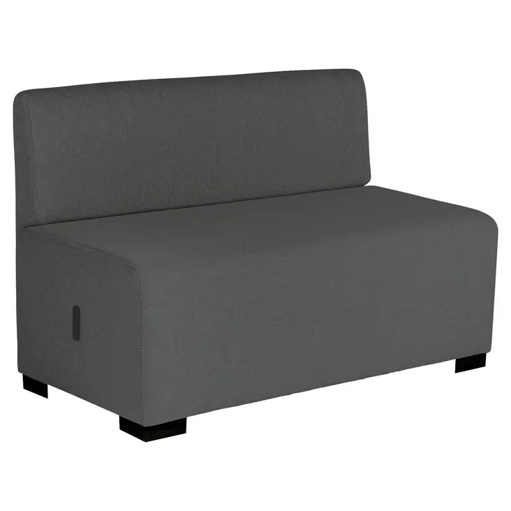 Alba Hizia selkänoja antrasiitin harmaa 120 x 16 x 65cm - Kiinteistövarusteet - HIZIAC2BG - 1