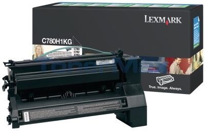 Lexmark C780 musta värikasetti 10K - Lexmark laserkasetit - C780H1KG - 1