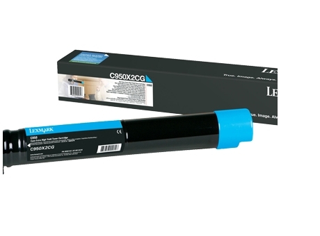 Lexmark C950 cyan 22000s. - Lexmark laserkasetit - C950X2CG - 1