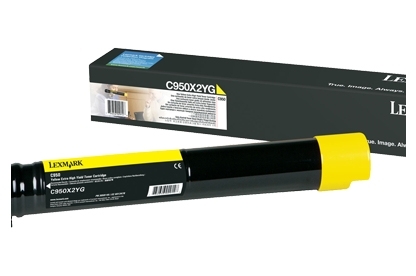 Lexmark C950 keltainen 22000s. - Lexmark laserkasetit - C950X2YG - 1
